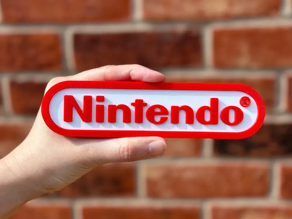 Nintendo logo 3D printing