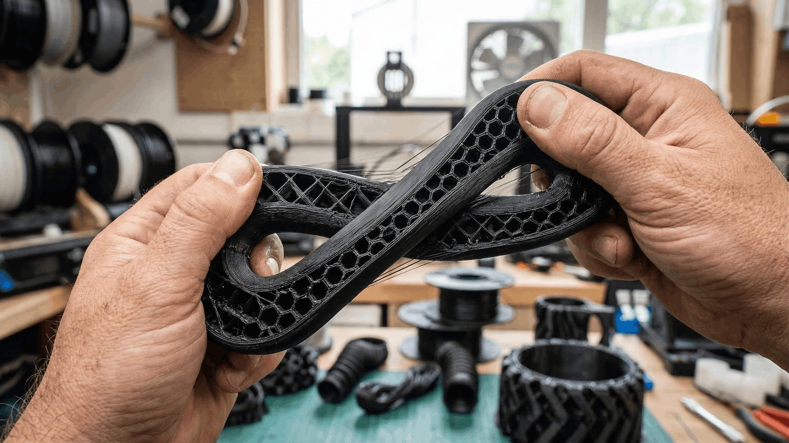 flexible TPU 3d-printed