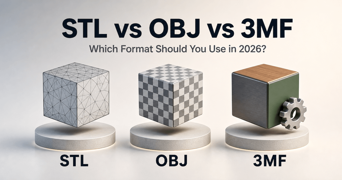 STL VS OBJ VS 3MF