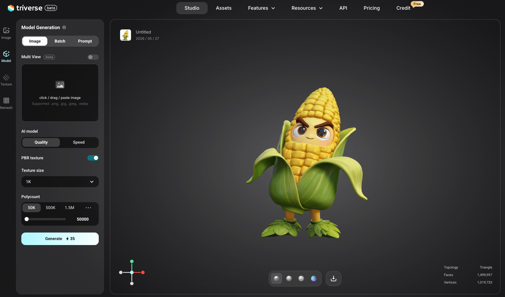 triverse corn