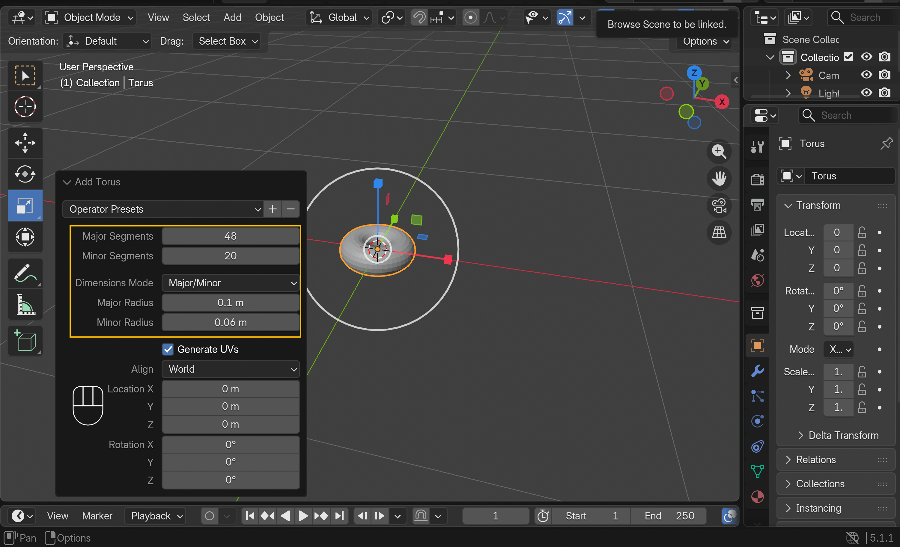 1 add torus