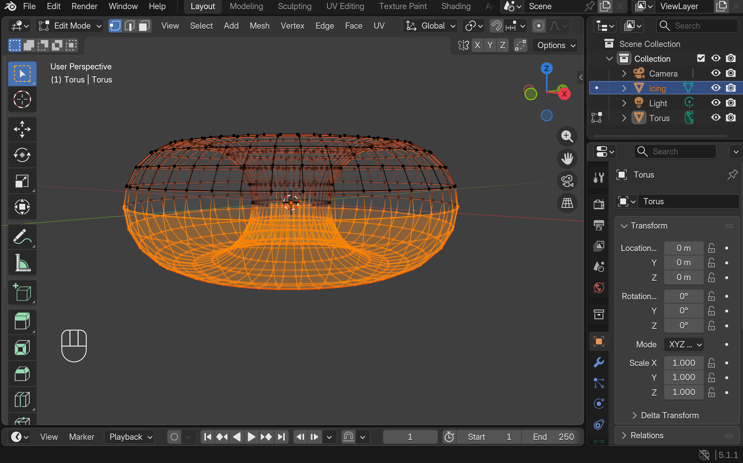2 wireframe view