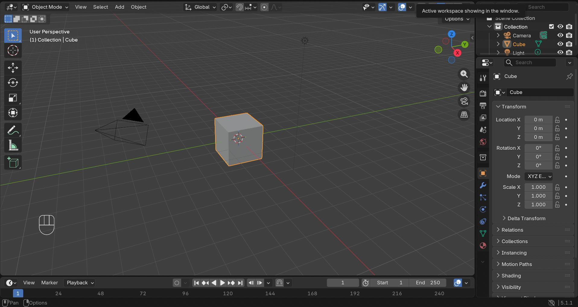 blender viewpoint