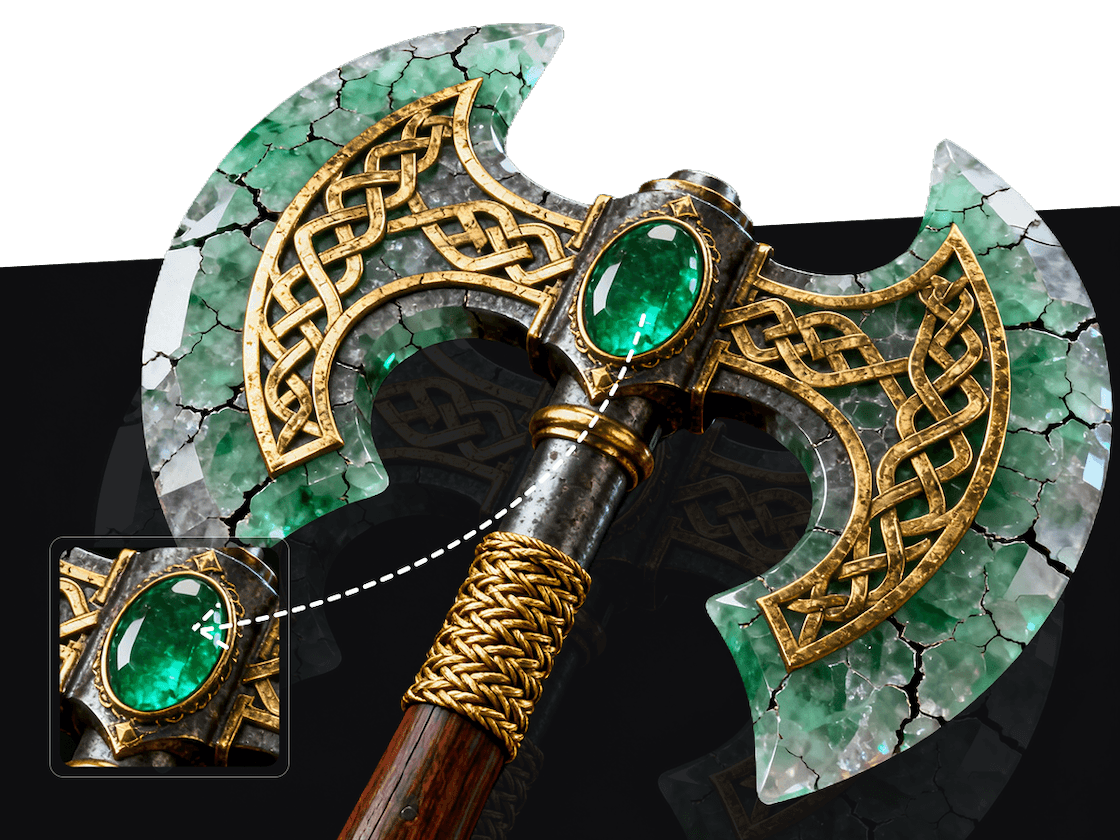 AI 放大高清贴图