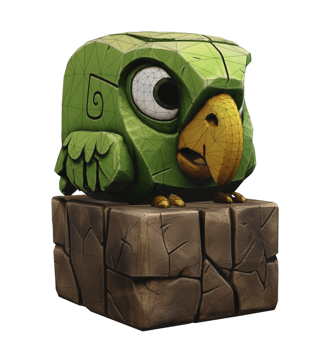 Stylized Bird Statue