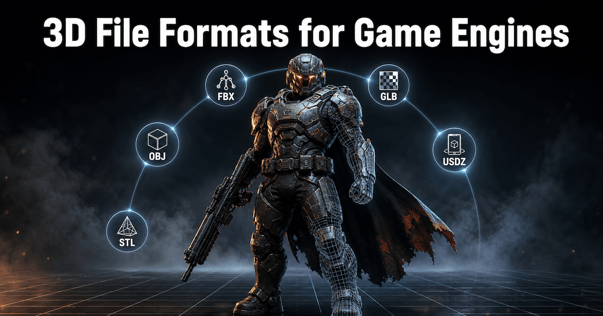 What 3D File Formats Work Best for Game Engines