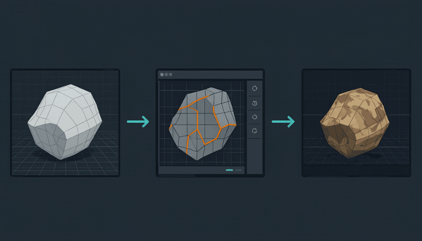 AI Mesh to Game-Ready Asset