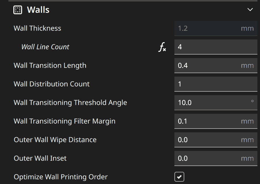 How to Check and Set Wall Thickness in Cura