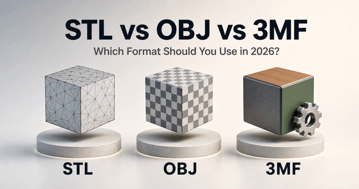 STL VS OBJ VS 3MF