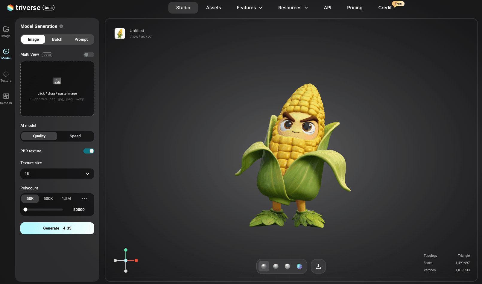 triverse corn