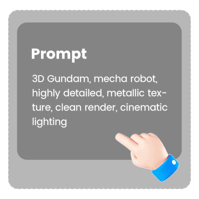 文本转 3D 第一步预览