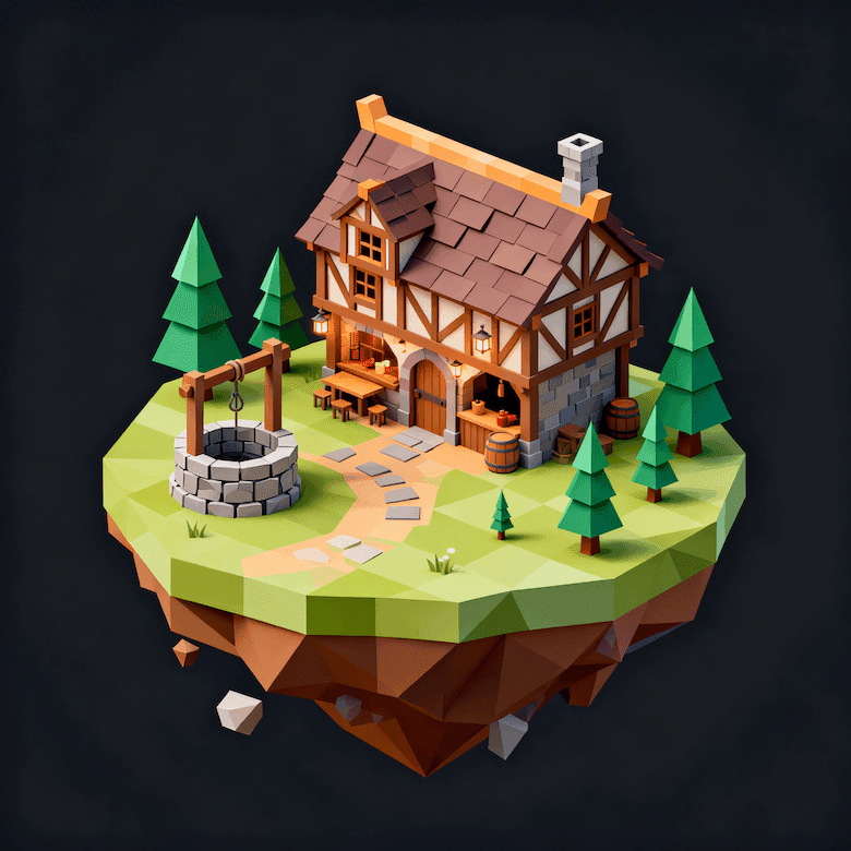 文生 3D 风格示例 3