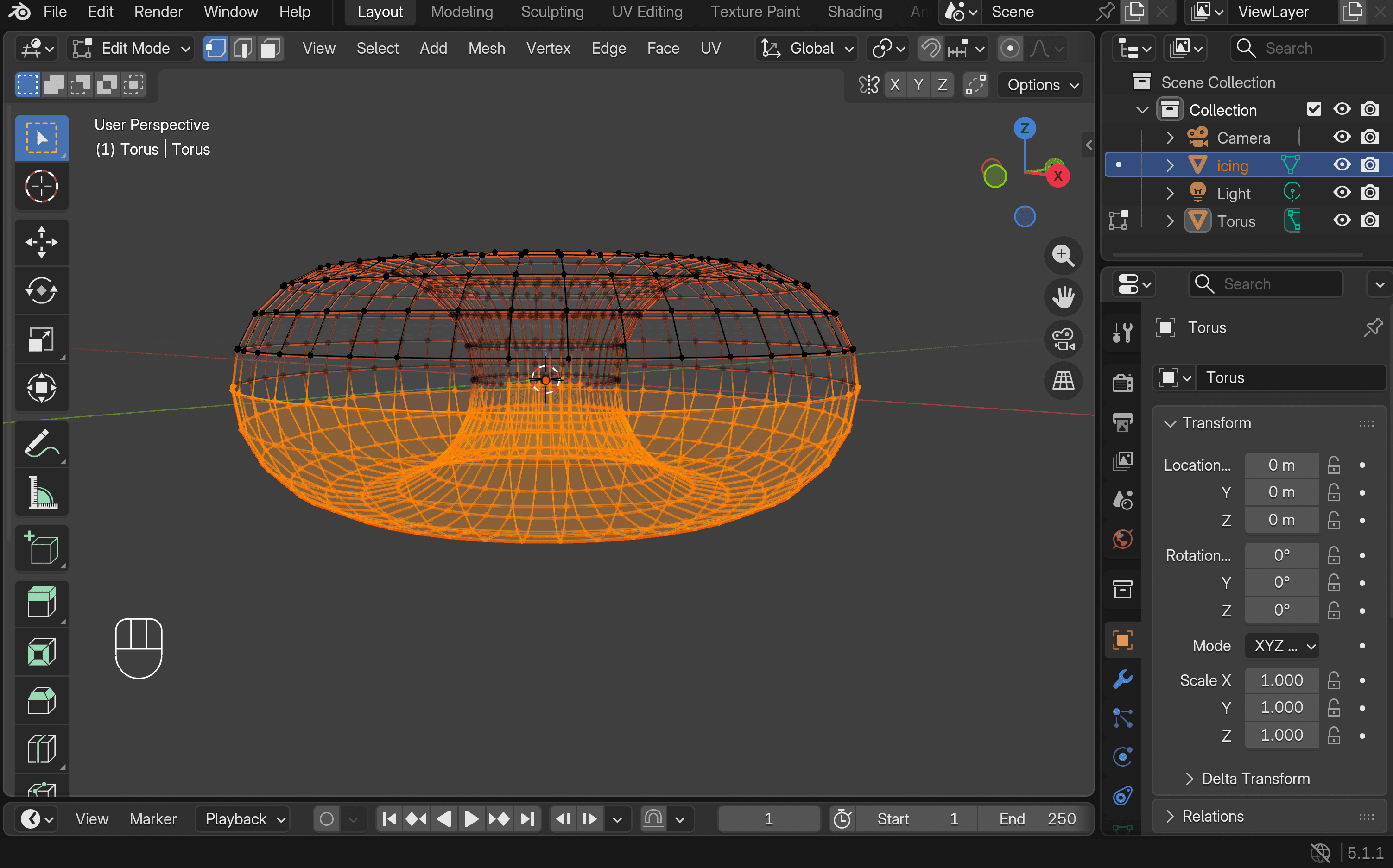 2 wireframe view