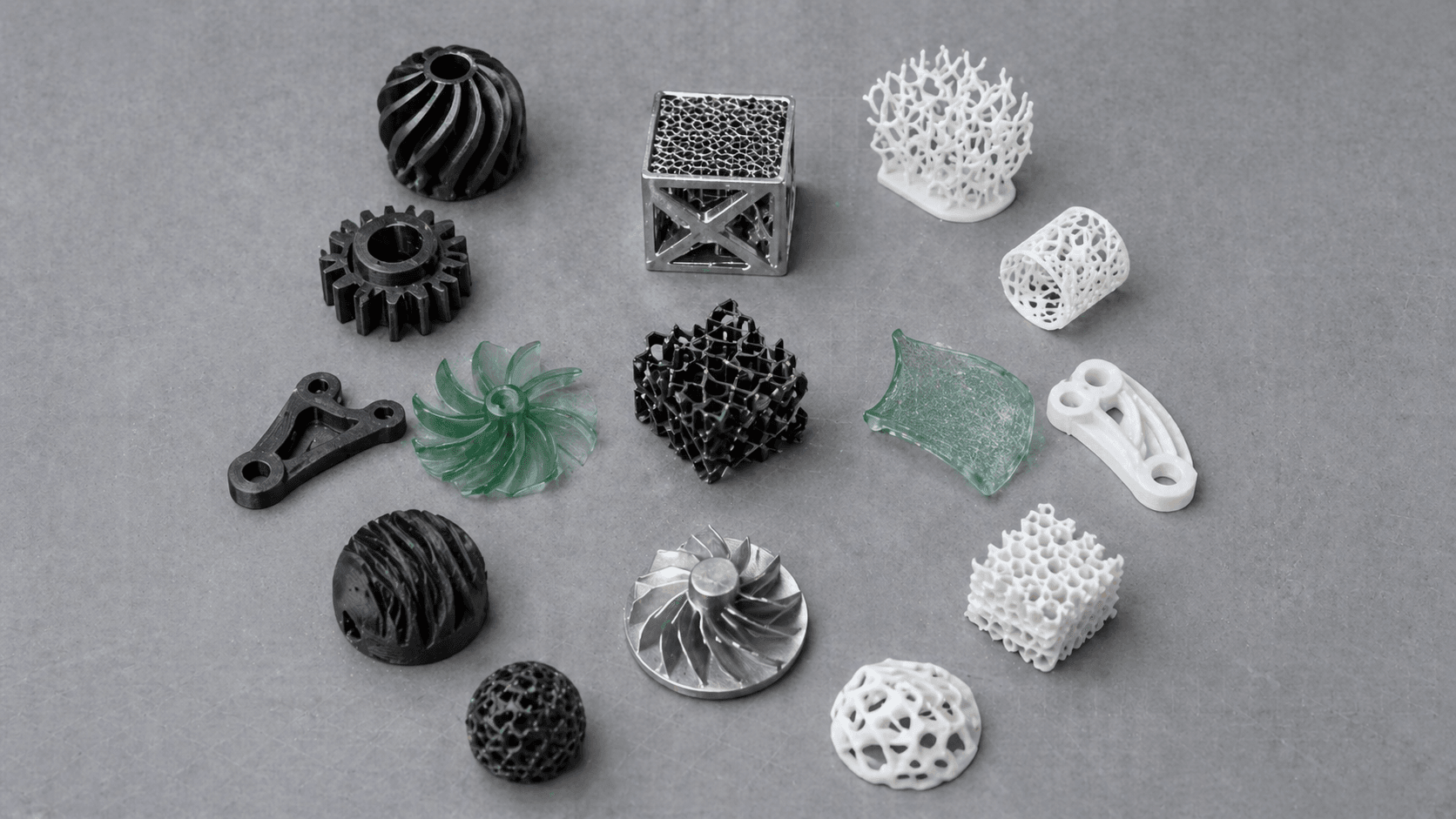 3D printed materials