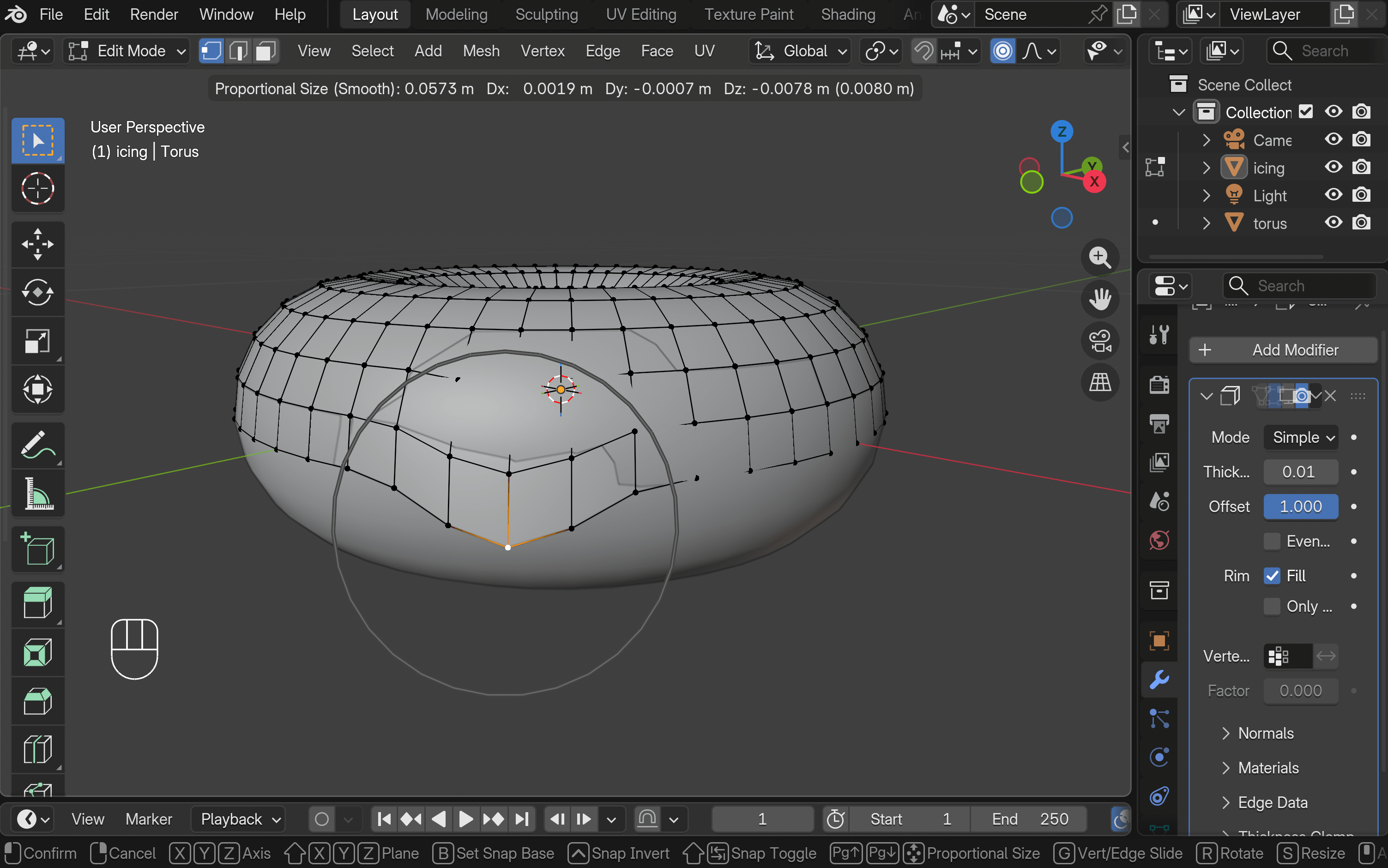 5 vertex edit