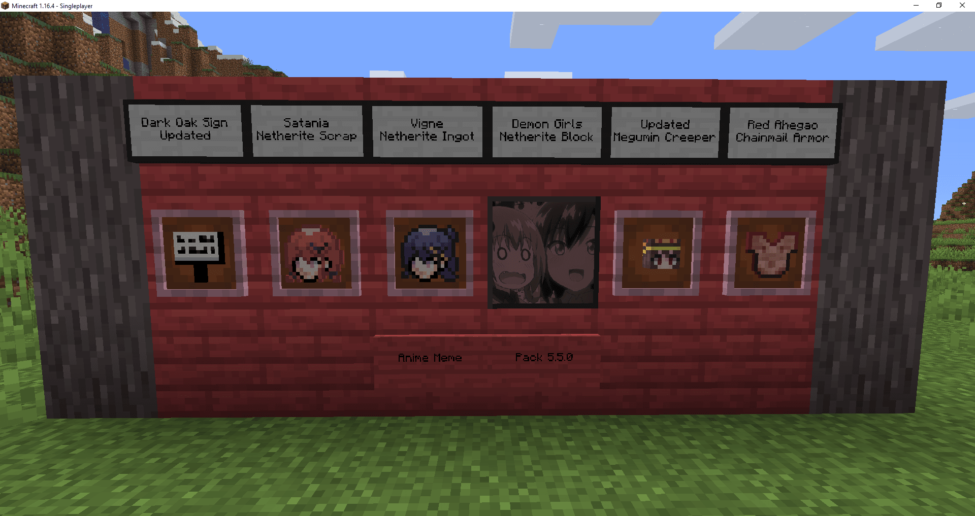Anime Meme Pack in MInecraft