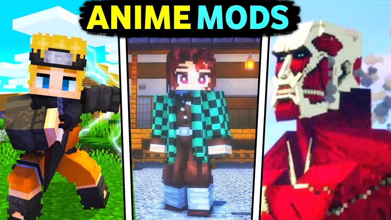 Minecraft anime mod