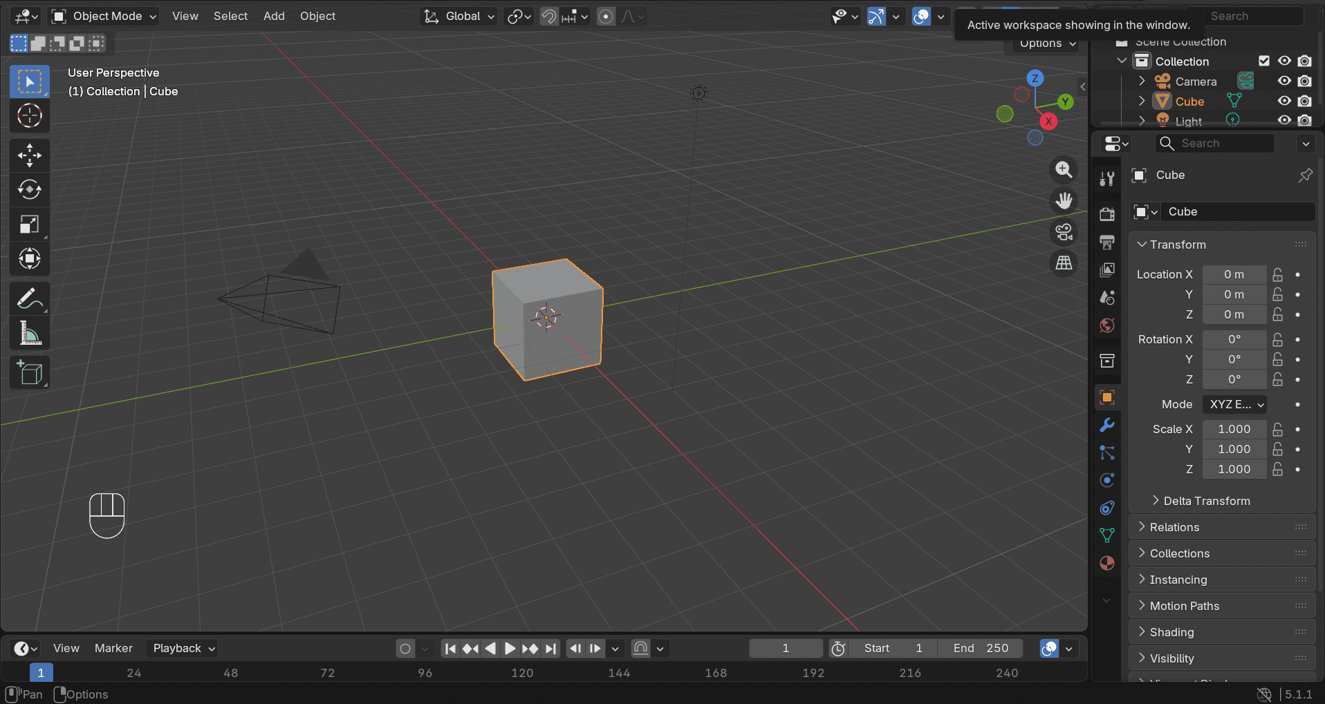blender viewpoint