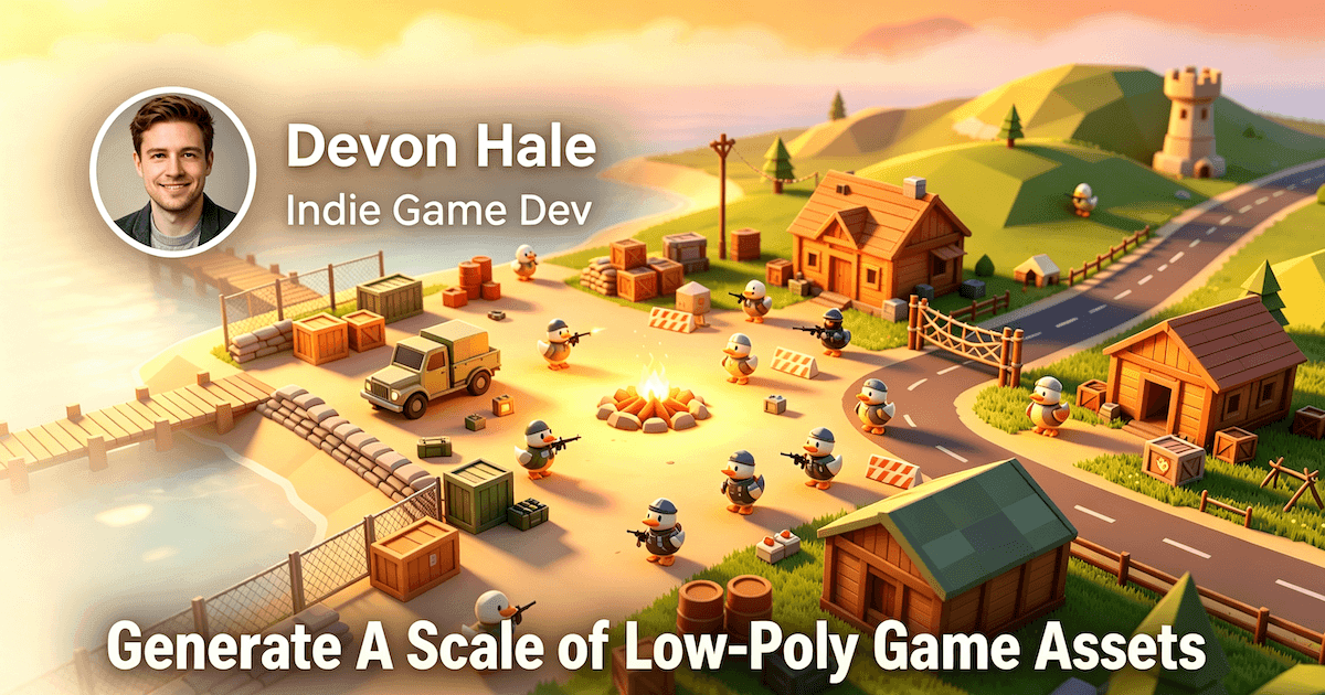 generate a scale of 3D game assets with Triverse AI