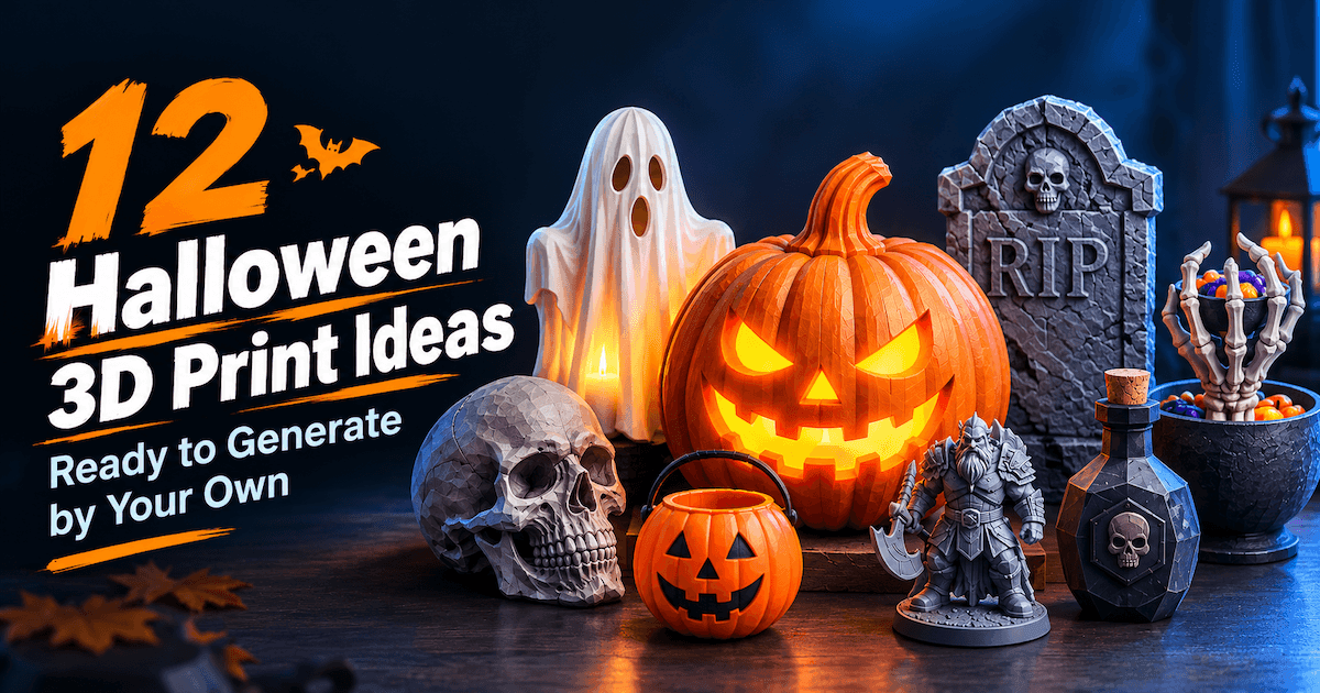 Halloween 3D printing ideas