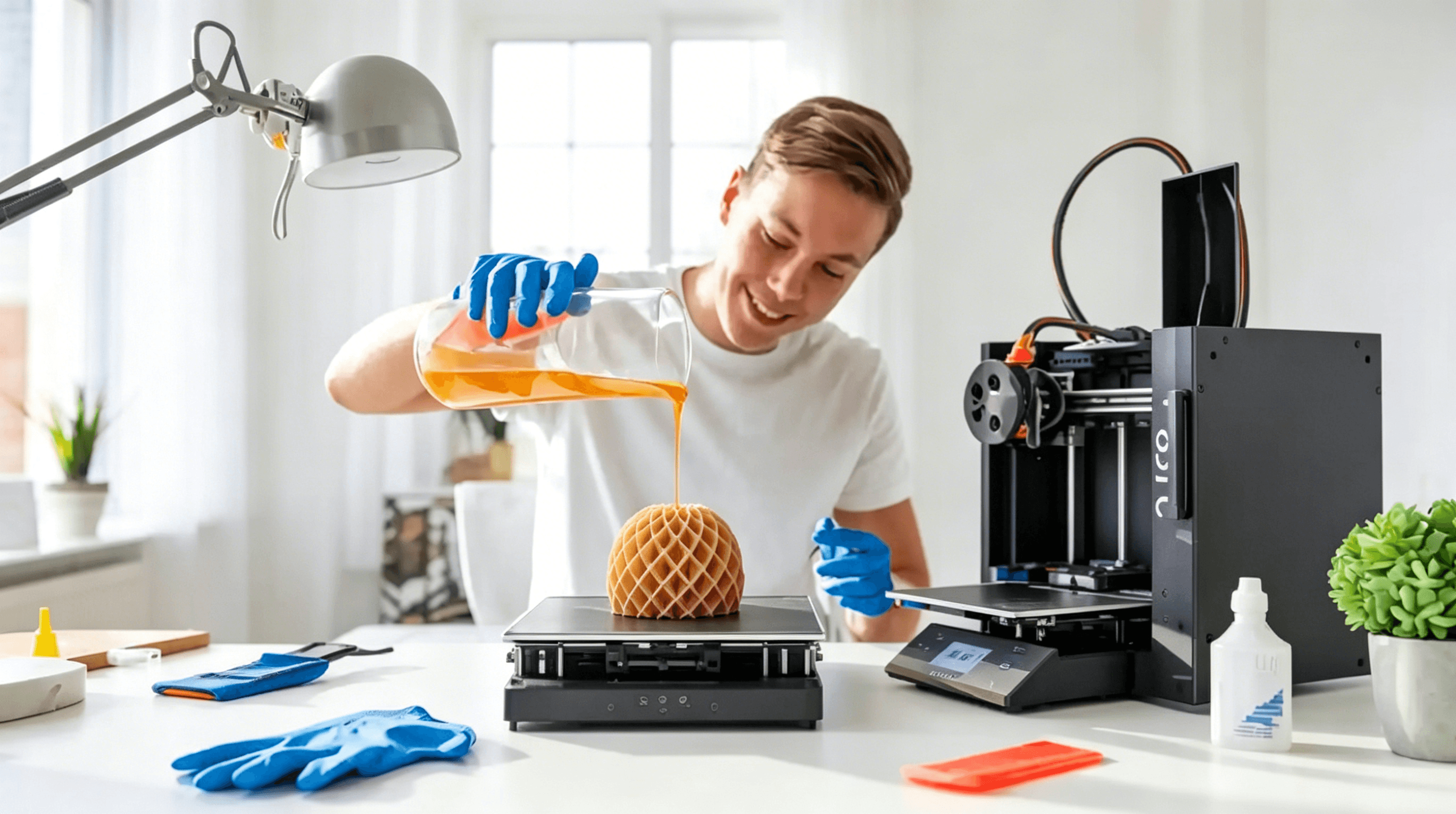 start resin 3D printing