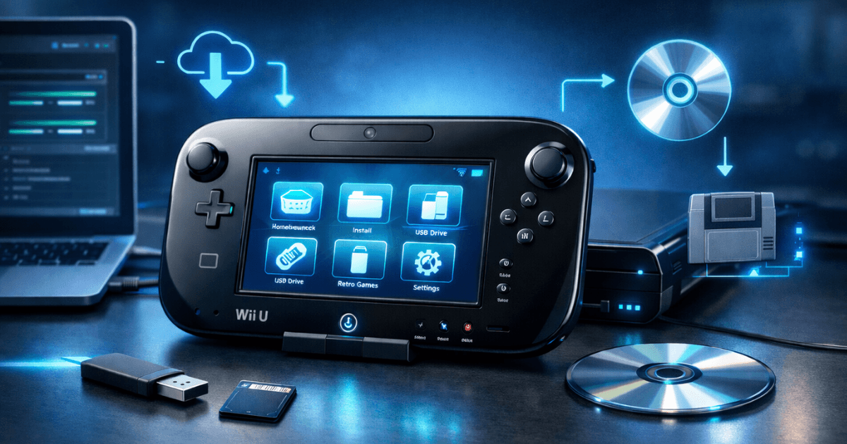 install games on modded Wii U