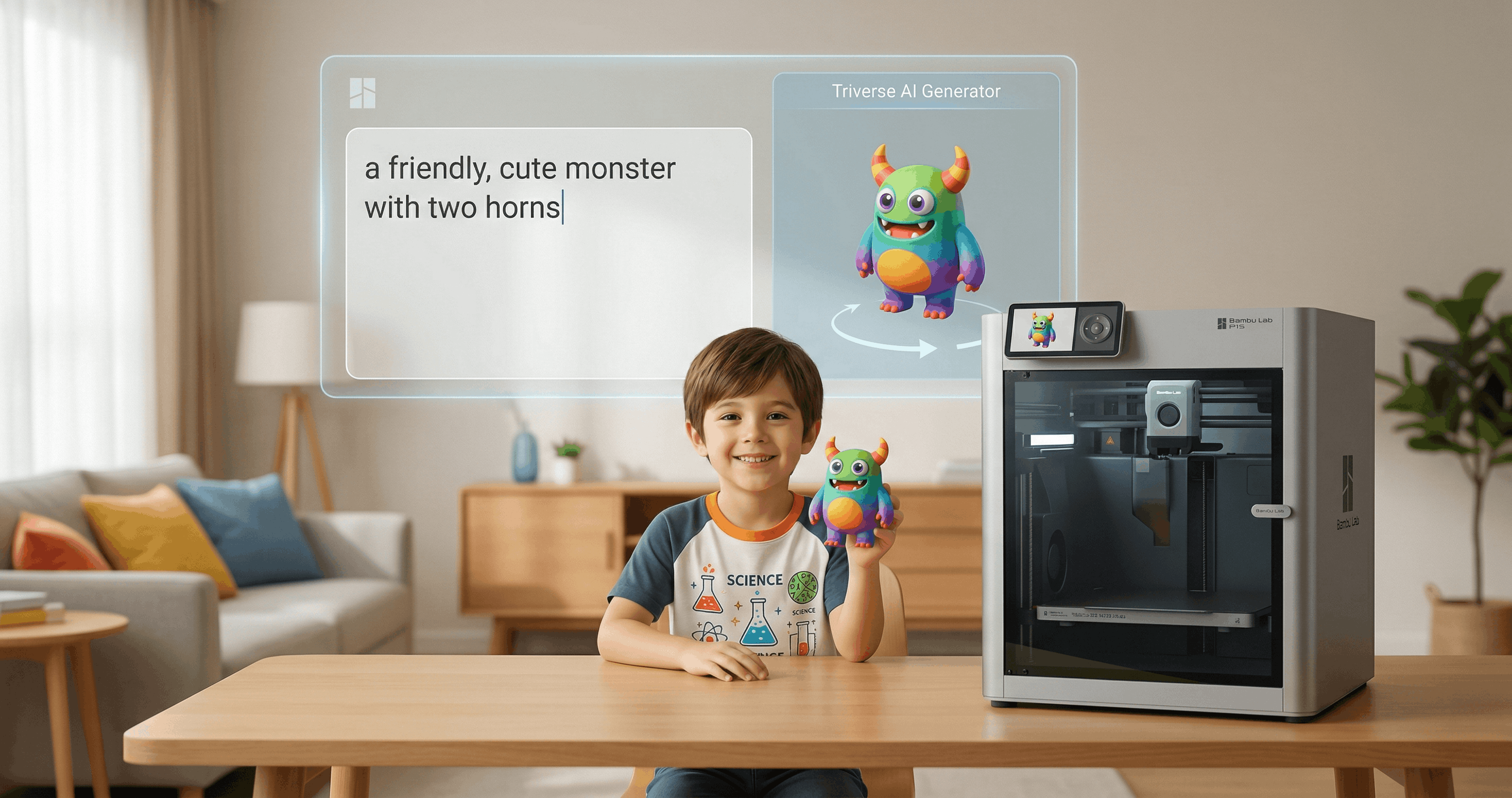 use Triverse AI to print any 3D model