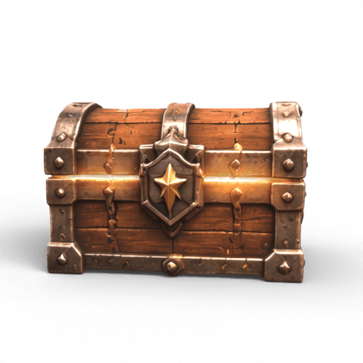 Treasure Chest 3D Model