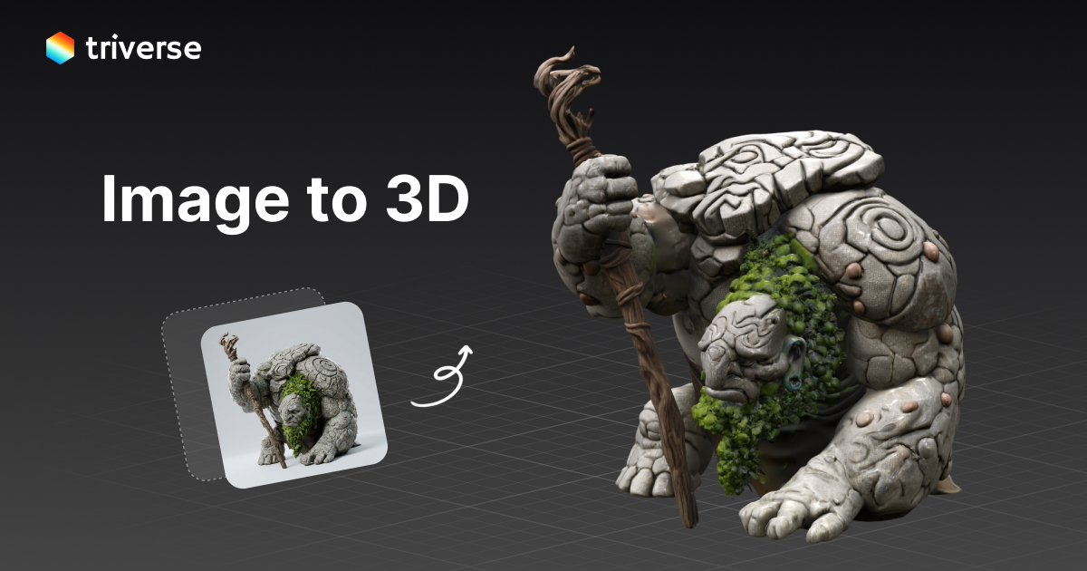 Free Image to 3D Model Generator Online | Triverse AI